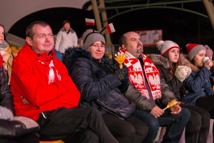 Strefa Kibica w wiślańskim amfiteatrze